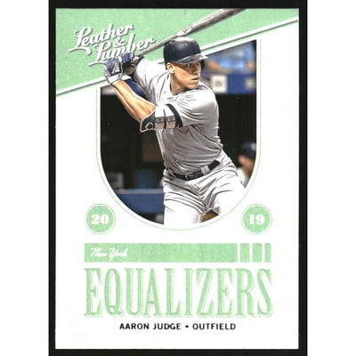 2019 Panini Leather and Lumber Equalizers #17 Aaron Judge