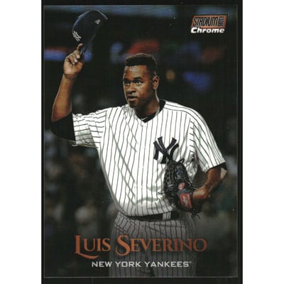 2019 Stadium Club Chrome Orange Refractors #SCC47 Luis Severino