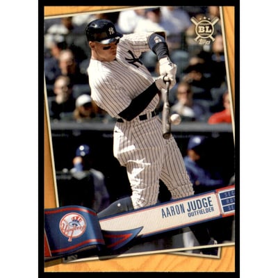 2019 Topps Big League Gold #32 Aaron Judge