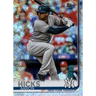2019 Topps Factory Set Sparkle Foil #260 Aaron Hicks