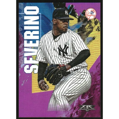 2019 Topps Fire Magenta #170 Luis Severino
