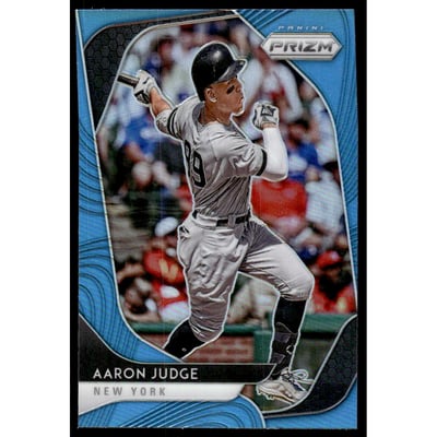 2020 Panini Prizm Prizms Carolina Blue #64 Aaron Judge