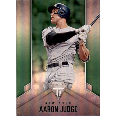 2020 Panini Titanium Green #4 Aaron Judge