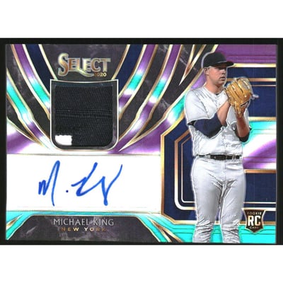 2020 Select Rookie Jersey Autographs Prizms Tri-Color #41 Michael King