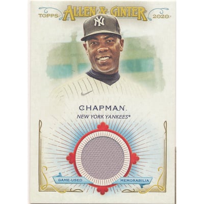 2020 Topps Allen and Ginter Relics #FSRBAC Aroldis Chapman B