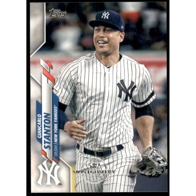 2020 Topps Factory Set 582 Montgomery Club #367 Giancarlo Stanton