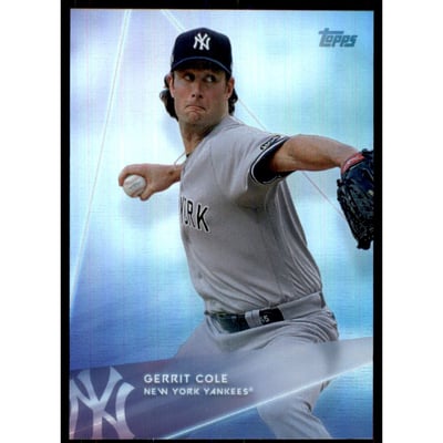 2020 Topps X Steve Aoki Rainbow Foilboard #8 Gerrit Cole
