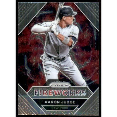 2021 Panini Prizm Fireworks #4 Aaron Judge