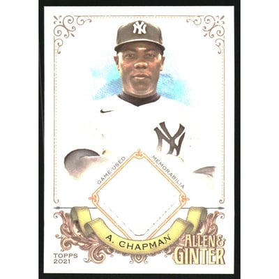 2021 Topps Allen and Ginter Relics #AGAAC Aroldis Chapman