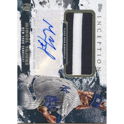 2021 Topps Inception Patch Autographs #APCMY Miguel Yajure/199
