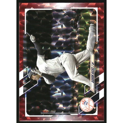 2021 Topps Update Red Foilboard #US329 Aaron Hicks