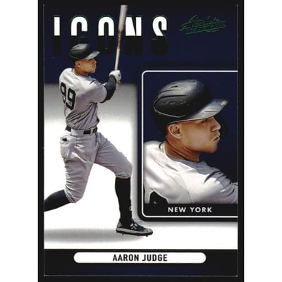 2022 Absolute Icons Retail Green #6 Aaron Judge