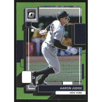 2022 Donruss Optic Lime Green #156 Aaron Judge