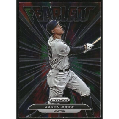 2022 Panini Prizm Fearless #6 Aaron Judge