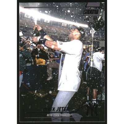 2022 Stadium Club Black Foil #35 Derek Jeter