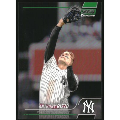 2022 Stadium Club Chrome Green Refractors #127 Anthony Rizzo