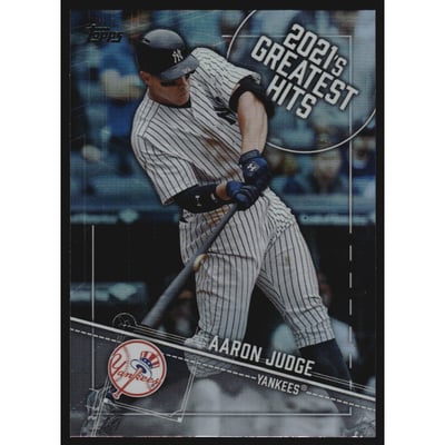 2022 Topps '21 Greatest Hits #21GH19 Aaron Judge