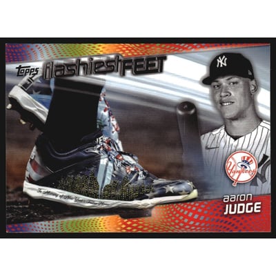 2022 Topps Flashiest Feet #FF11 Aaron Judge