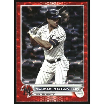2022 Topps Orange Foilboard #650 Giancarlo Stanton