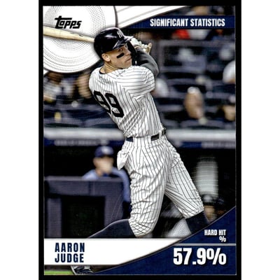 2022 Topps Significant Statistics #SS15 Aaron Judge