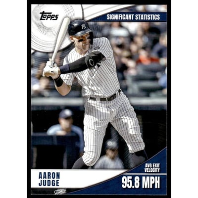 2022 Topps Significant Statistics #SS8 Aaron Judge