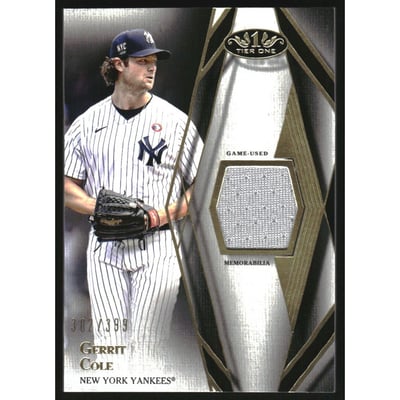 2022 Topps Tier One Relics #T1RGC Gerrit Cole/399