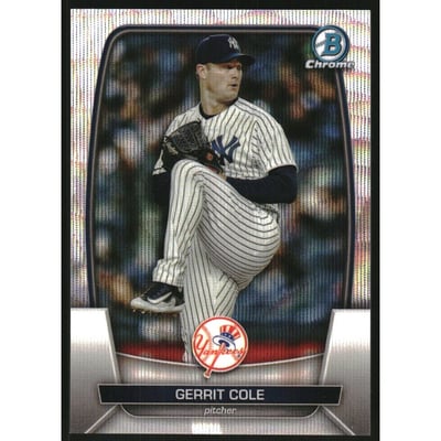 2023 Bowman Chrome Wave Refractors #98 Gerrit Cole