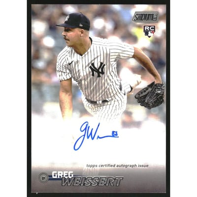 2023 Stadium Club Autographs #SCBAGW Greg Weissert