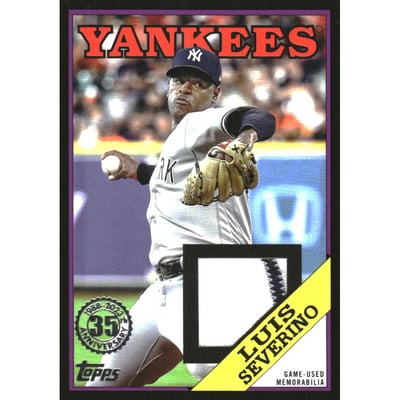 2023 Topps '88 Topps Relics Black #88RLS Luis Severino
