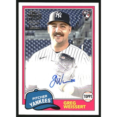 2023 Topps Archives '81 Fan Favorites Autographs #81FFGW Greg Weissert