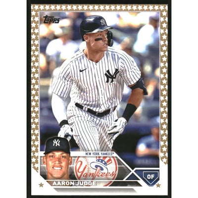 2023 Topps Factory Set Gold Stars #62 Aaron Judge