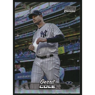 2024 Stadium Club Chrome Refractors #165 Gerrit Cole
