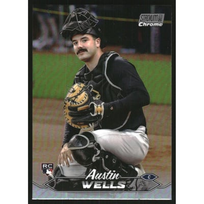 2024 Stadium Club Chrome Refractors #216 Austin Wells