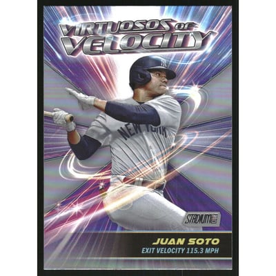 2024 Stadium Club Virtuosos of Velocity #VV15 Juan Soto
