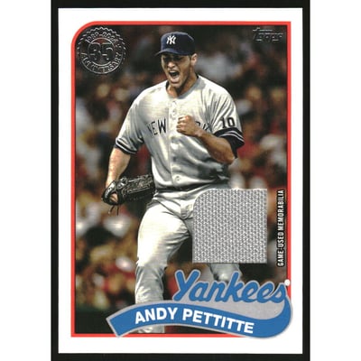 2024 Topps '89 Topps Relics #89BRAPE Andy Pettitte