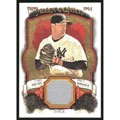 2024 Topps Allen and Ginter Relics #AGRGC Gerrit Cole A