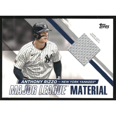 2024 Topps Update Major League Materials #MLMUAR Anthony Rizzo