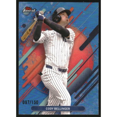 2025 Finest Sky Blue Refractors #290 Cody Bellinger
