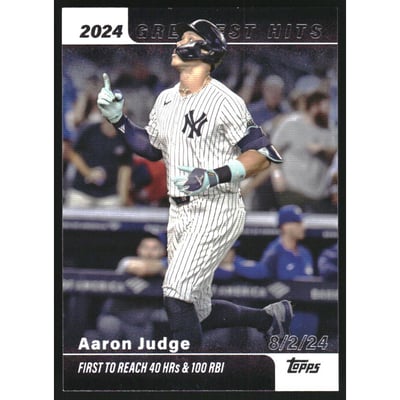2025 Topps '24 Greatest Hits #GH1 Aaron Judge