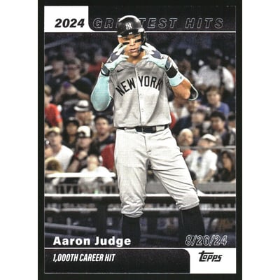 2025 Topps '24 Greatest Hits #GH16 Aaron Judge
