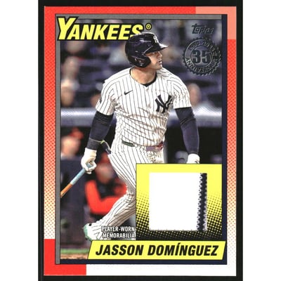 2025 Topps '90 Topps Relics #90R2JD Jasson Dominguez S2