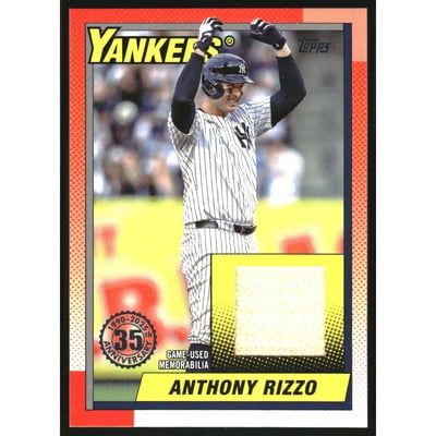 2025 Topps '90 Topps Relics #T90RARZ Anthony Rizzo