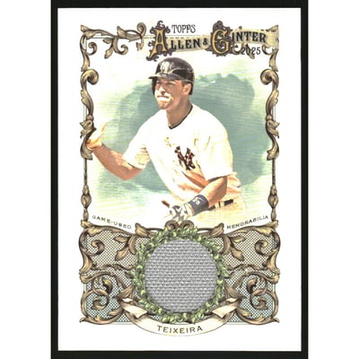 2025 Topps Allen and Ginter Relics #AGRMTE Mark Teixeira
