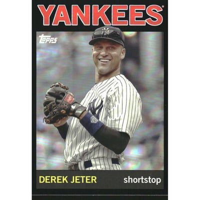 2025 Topps Archives Black Foilboard #21 Derek Jeter