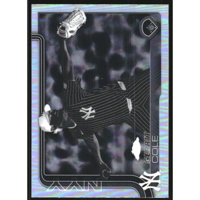 2025 Topps Chrome Negative Refractors #110 Gerrit Cole