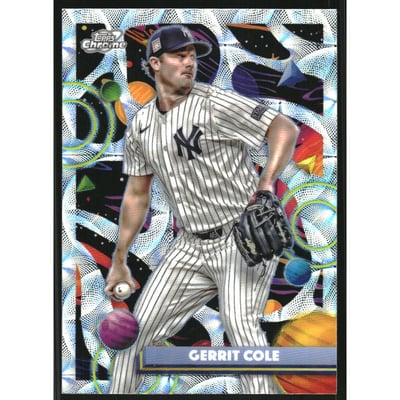 2025 Topps Cosmic Chrome Nucleus Refractors #82 Gerrit Cole