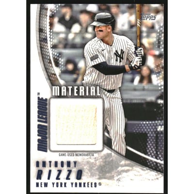 2025 Topps Major League Materials #MLMAR Anthony Rizzo