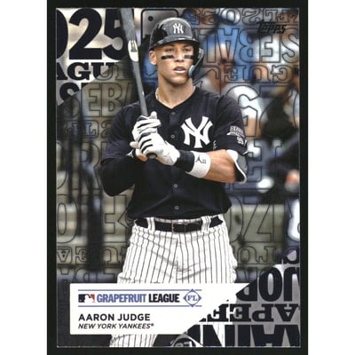 2025 Topps Training Grounds #TG2 Aaron Judge