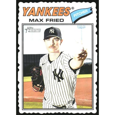 2026 Topps Heritage Deckle Edge #130 Max Fried