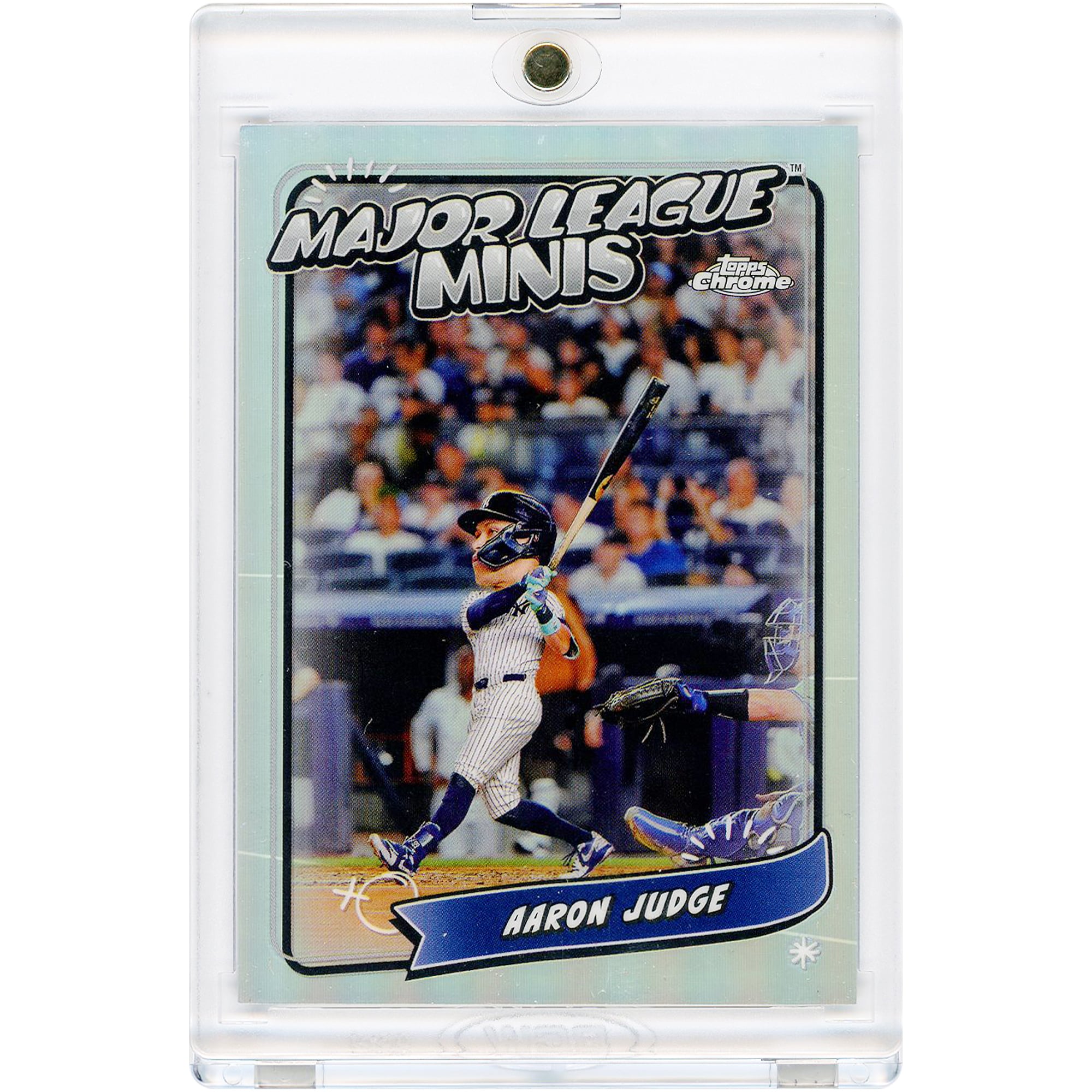 Carte Aaron Judge des Yankees de New York 2024 Topps Chrome Major League Minis #MM-1
